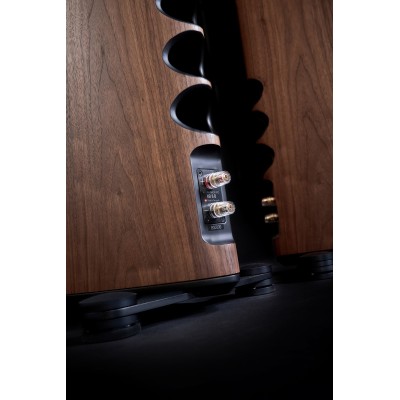 Scansonic hd MB8 B coppia diffusori da pavimento 3 vie hi-end - legno noce