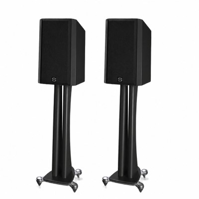 Scansonic hd M15.2 coppia diffusori con stand a pavimento - nero