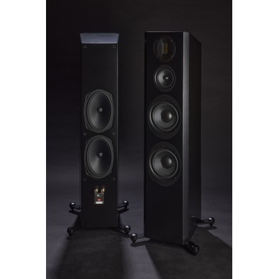 Scansonic hd M30.2 coppia diffusori da pavimento 3 vie hi-fi - nero
