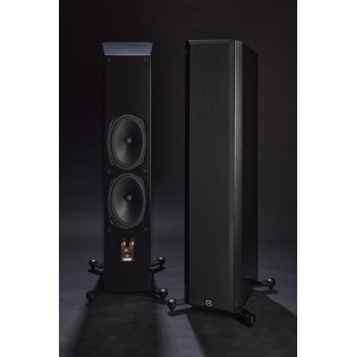 Scansonic hd M30.2 coppia diffusori da pavimento 3 vie hi-fi - nero