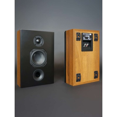 Scansonic hd L On-Wall coppia diffusori da parete 2 vie Hi-Fi - legno noce