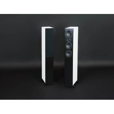 Scansonic hd L9 coppia diffusori 3 vie da pavimento Hi-Fi - bianco