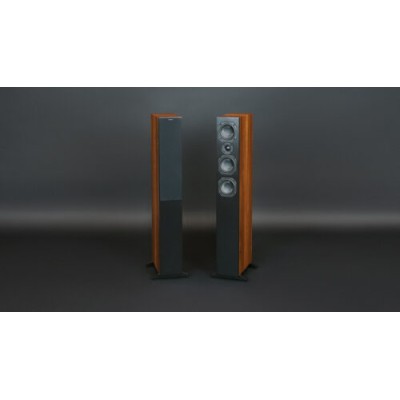 Scansonic hd L9 coppia diffusori 3 vie da pavimento Hi-Fi - legno noce