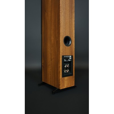 Scansonic hd L9 coppia diffusori 3 vie da pavimento Hi-Fi - legno noce