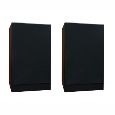 Scansonic hd L7 coppia diffusori 2 vie Hi-Fi da scaffale - legno noce