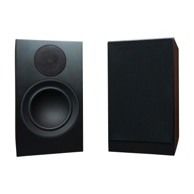 Scansonic hd L7 coppia diffusori 2 vie Hi-Fi da scaffale - legno noce