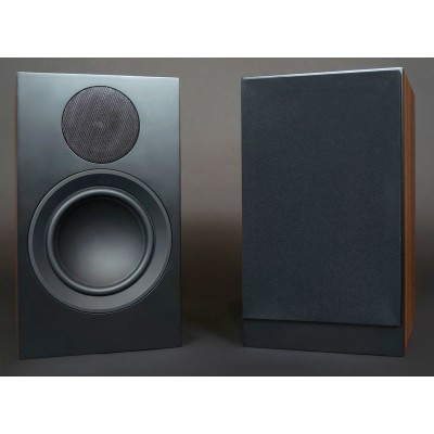 Scansonic hd L7 coppia diffusori 2 vie Hi-Fi da scaffale - legno noce