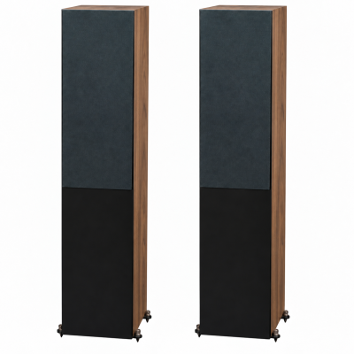 Scansonic hd L14 coppia diffusori da pavimento 2,5 vie Hi-Fi - legno noce