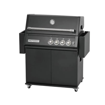Crossray 4 burner TCX4FL Infrared Gas Barbecue with Cart - Black