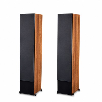 Scansonic hd L20 coppia diffusori da pavimento Full Range 3 vie Hi-Fi - legno noce