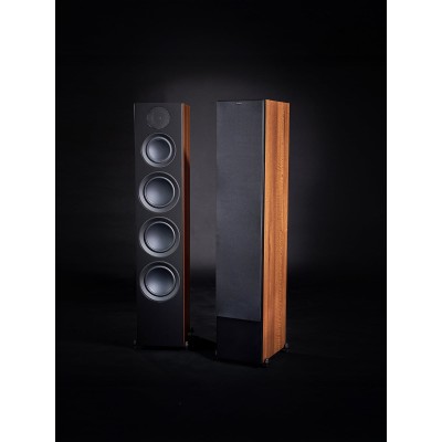Scansonic hd L20 coppia diffusori da pavimento Full Range 3 vie Hi-Fi - legno noce