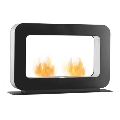 Safretti Curva dt Biocamino bifacciale a terra 70 cm h 74 - nero