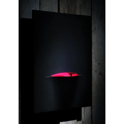 Safretti Gaya biocamino a parete 63 cm - nero