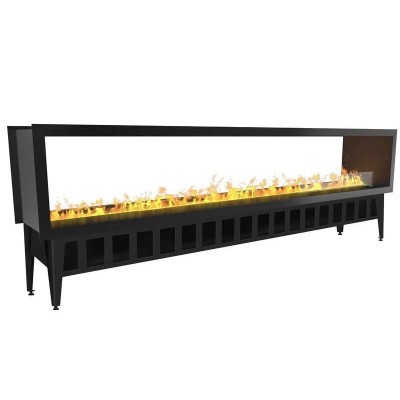 Chimenea eléctrica de vapor empotrable de doble cara Magic-Fire Incanto 2500 st, 270 cm