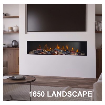Ilektro 1650 Landscape MKIII caminetto elettrico da incasso