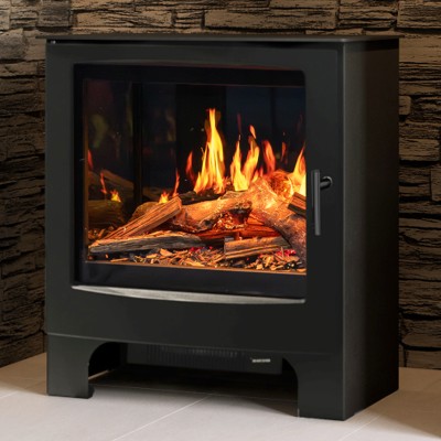Calefactor eléctrico LED Ilektro Woodland de 57 cm