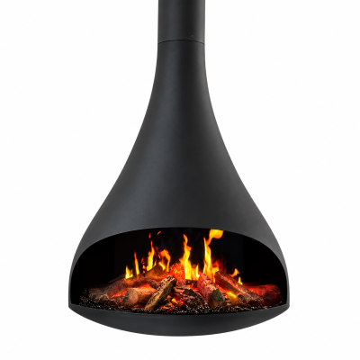 Ilektro Vesta LCD Elektryczny Kominek Sufitowy 82cm