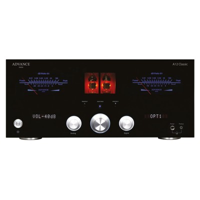 Advance Paris A12 Classic amplificatore integrato ibrido - nero
