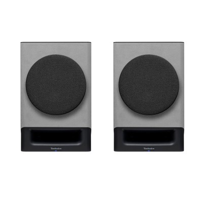 Par de altavoces inalámbricos de sobremesa Technics SC-CX700 HiFi - Gris seda