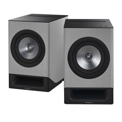 Technics sc-cx700 coppia diffusori HiFi wireless da appoggio - grigio seta