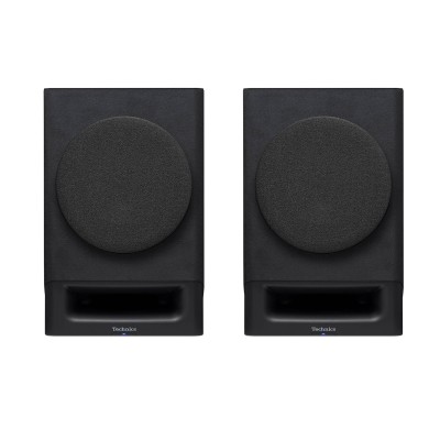 Technics SC-CX700 Kabelloses HiFi-Tischlautsprecherpaar – Schwarz