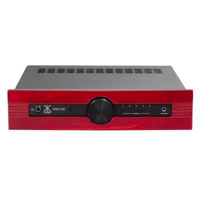 Synthesis roma 117dc preamplificatore stereofonico valvolare - legno rosso laccato