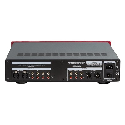 Preamplificador estéreo de válvulas Synthesis Roma 117DC - madera roja lacada