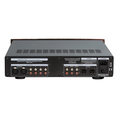 Synthesis roma 117dc Brown lacquer wood preamplificatore stereofonico valvolare