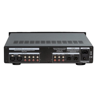 Synthesis roma 117dc piano black lacquer wood preamplificatore stereofonico valvolare