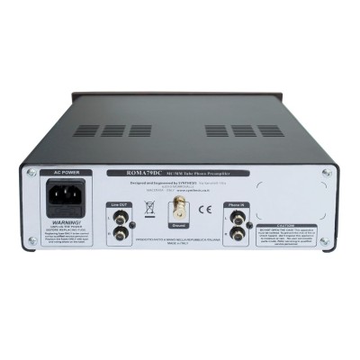 Synthesis roma 79dc dark preamplificatore valvolare MM/MC - legno