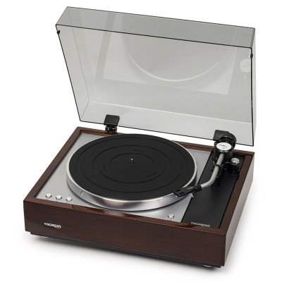 Thorens td 1601 tp 160 giradischi a telaio sospeso flottante - noce