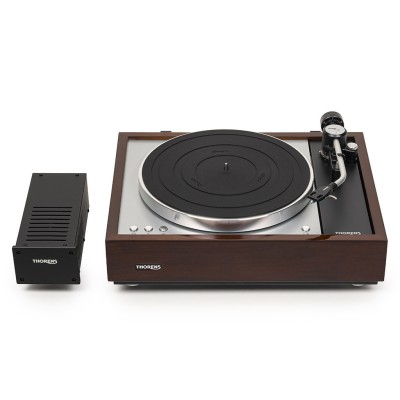 Thorens td 1601 tp 160 giradischi a telaio sospeso flottante - noce