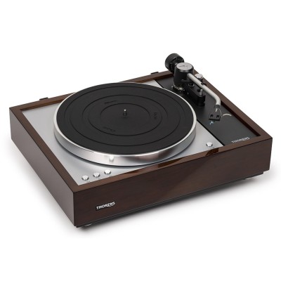Plato giratorio Thorens TD 1601 TP 160 con chasis flotante suspendido - Nogal