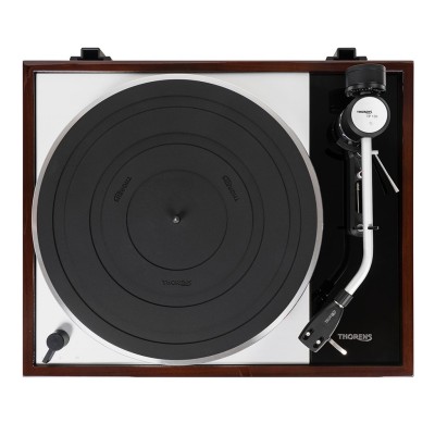 Tocadiscos manual Thorens TD 1500 con chasis flotante suspendido - Nogal