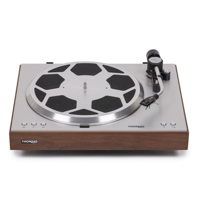 Tocadiscos Thorens TD 404 DD con motor de CC de transmisión directa - roble mate