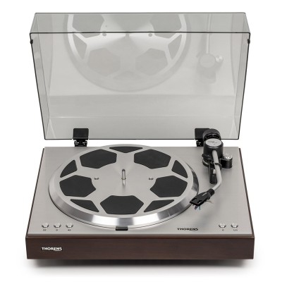 Tocadiscos Thorens TD 404 DD con motor de CC de transmisión directa - Nogal