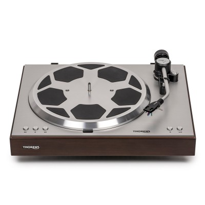 Thorens TD 404 DD Plattenspieler mit Direktantrieb-Gleichstrommotor – Walnuss
