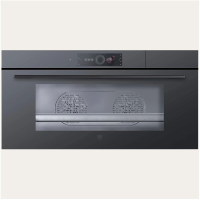 V-Zug CombiSteamer V6000 45NL Grand 90cm Built-in Steam Oven, Black – 2303400007