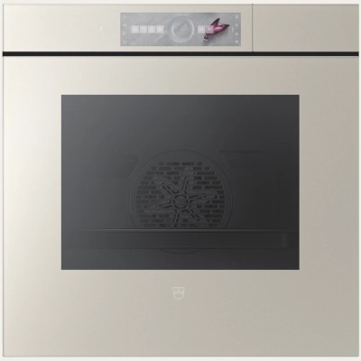 Horno de vapor combinado empotrable V-Zug CombairSteamer V6000 60BY de 60 cm, color negro – 2304900017