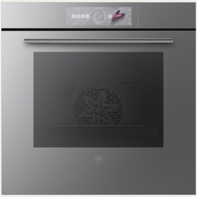Horno de vapor combinado empotrable V-Zug Combairsteamer v2000 60P de 60 cm, color platino - 2303600012