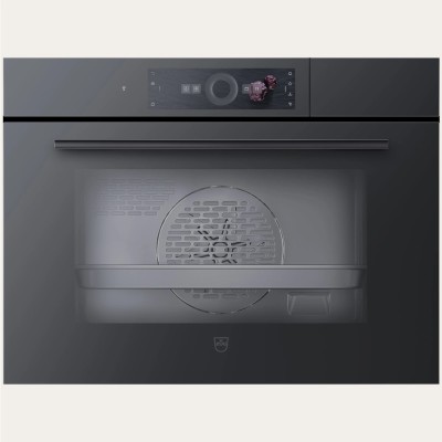 Four vapeur combiné encastrable V-Zug 2303200006 CombiSteamer v6000 45N, hauteur 45 cm - noir