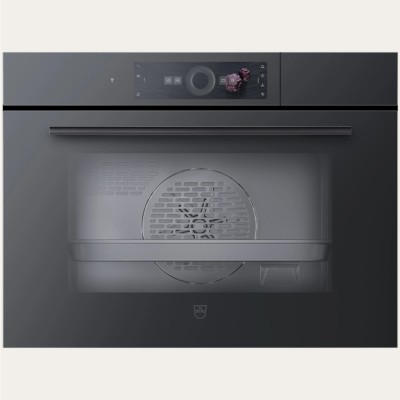 V-Zug 2303300004 Combisteamer V6000 45NF forno a vapore con allaccio idrico h 45 cm - nero