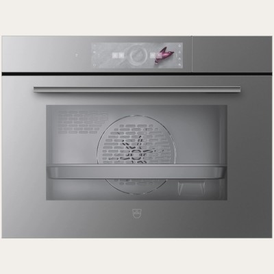 Four vapeur combiné V-Zug 2303300014 V6000 45PF avec raccordement d'eau, hauteur 45 cm - platine