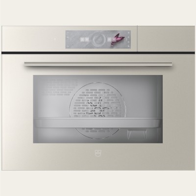 V-Zug 2303300005 Combisteamer V6000 45BF forno a vapore con allaccio idrico h 45 cm - perla