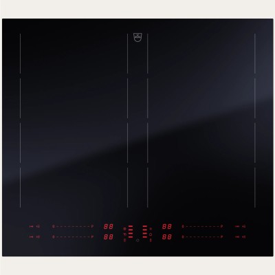 V-Zug 3115700001 V4000 l604 piano cottura induzione 60 cm - nero