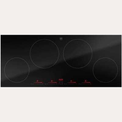 V-Zug 3114200001 V4000 l904 piano cottura induzione 90 cm - nero