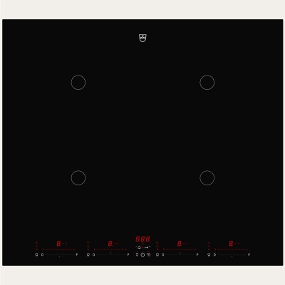 V-Zug 3111500010 V4000 I604 piano cottura induzione 60 cm - nero