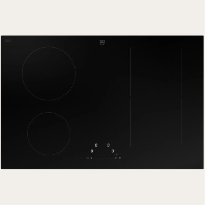 V-Zug 3118200002  V2000 I804 piano induzione 76 cm - vetro nero a specchio