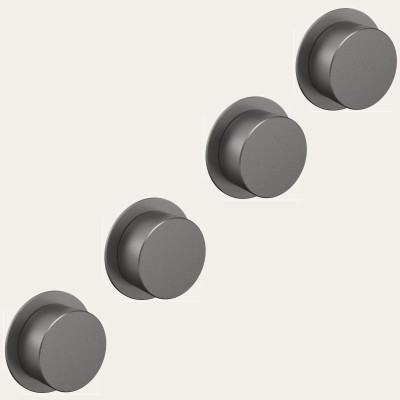 V-Zug 1289768 Kit 4 manopole per piani ad induzione - platino