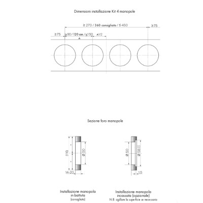 V-Zug 1289769 Kit 4 manopole per piani ad induzione - perla